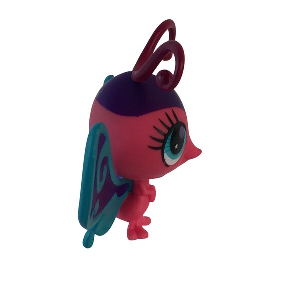 Littlest Pet Shop 2740 Pink Purple Butterfly 257 Orange Fanya Farfalla Butterfly - Picture 3 of 11